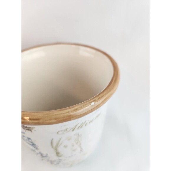 Allium w/Bees Ceramic Coffee Tea Hot Chocolate Mug Botanical Flowers Garden Gift - Picture 8 of 11